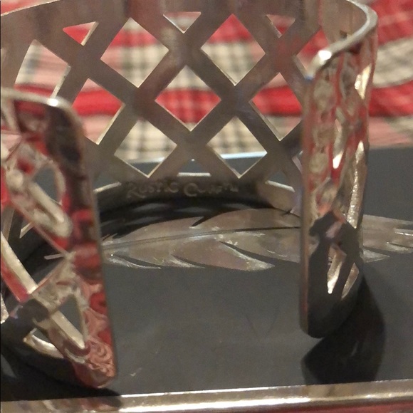 Silver Rustic Cuff - Picture 2 of 2